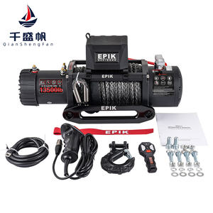 QSF-Cabrestante eléctrico montado en coche, cuerda de nailon de alambre de acero para <span class=keywords><strong>escape</strong></span> todoterreno, grúa pequeña, 13500 libras, QSF, libras, opcional - Product Image 4