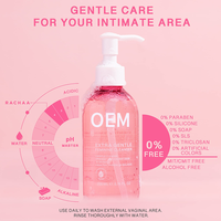 CokeLife Gel Lavant Bio Personnalisé pour l'Hygiène Intime Féminine, Mousse Lavante Yoni, Huile Yoni Naturelle