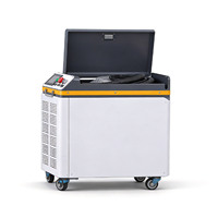 Nouvel équipement de nettoyage au laser à fibres pour l'élimination de la rouille sur pièces automobiles, armoire de nettoyage à air refroidi pour tôles fines de carrosserie métallique