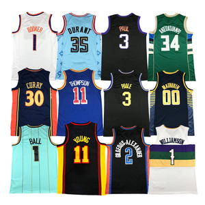 Maglie da Basket all'Ingrosso 2024 Joel Embiid 21 Harden 1 Kyrie <span class=keywords><strong>Irving</strong></span> 2 Luka Dončić 77 6 Bryant 24 Cucite - Product Image 3