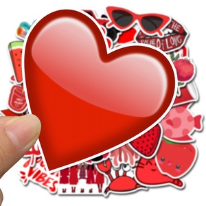 50 Pcs Impermeabile Vsco Bella Pomodori Grande Fiore Rosso Notebook di Skateboard Adesivi Ragazza - Product Image 5