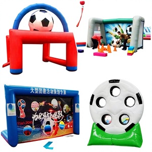 ปราสาทเป่าลมพีวีซีไวนิลเชิงพาณิชย์สำหรับเด็ก เกมยิงฟุตบอลสำหรับเด็ก - Product Image 1