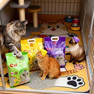 ดงไนเพ็ทส์ ผู้ผลิตขายตรง ทรายแมวคุณภาพสูง เป็นมิตรกับสิ่งแวดล้อม ละลายน้ำได้ ปราศจากฝุ่น 99% จับตัวเป็นก้อนเร็ว ควบคุมกลิ่น - Product Image 1