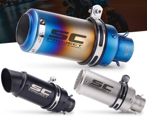 Tubo di scarico modificato per moto SC tubo di scarico cilindrico per CF250SR Z900 DUKE390 R6 R1 <span class=keywords><strong>R3</strong></span> - Product Image 6