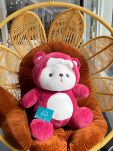 Venta al por mayor lindo Oso de fresa animal de peluche de juguete oso de peluche muñeco de peluche para niñas Regalo de Cumpleaños lleno de algodón PP - Product Image 4