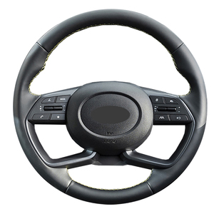 <span class=keywords><strong>Funda</strong></span> Popular para <span class=keywords><strong>Volante</strong></span> de Coche de 38CM, Cosida a Mano, de Cuero de Microfibra, de 4 Radios, para AVANTE, Santa Cruz, Tucson, Plug, <span class=keywords><strong>I20</strong></span> - Product Image 2