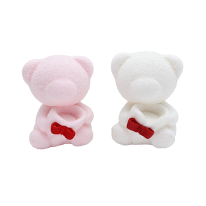 Decorazione di torta commestibile fatta a mano a forma di animale di nozze 3D per coppie felice torta decorazioni forniture - Product Image 3