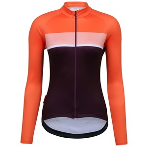 Ensemble de maillots de cyclisme en polaire thermique à manches longues pour femmes vêtements de vtt et de VTT pour l'<span class=keywords><strong>hiver</strong></span> nom de l'équipe OEM sur les vêtements - Product Image 5