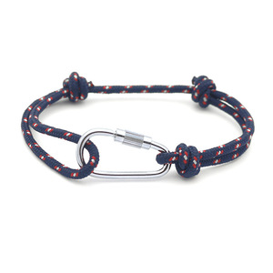Macron Color RPET <b>Rope</b> Braided <b>Bracelet</b> Multi functional Mountaineering Buckle Adjustable Paracord <b>Bracelet</b> - Product Image 2