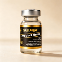 Autocollants personnalisés pour flacons, dorés brillants/mats, résistants à la chaleur, forte adhérence, pour flacons de 3ml/5ml/10ml