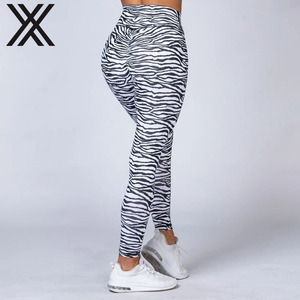 Sexy imprimé zèbre yoga leggings extensibles latérales Vêtements de Sport De Gymnase D'<span class=keywords><strong>impression</strong></span> Yoga Fitness Vêtements Femmes - Product Image 2