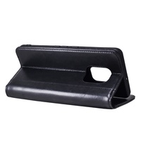Nouveauté : Étui portefeuille à rabat en cuir véritable fait main de luxe, anti-radiation EMF avec aimant caché, pour Fujitsu Arrows 5G F51-A