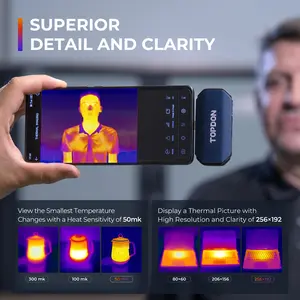 TOPDON TC001 çin yüksek çözünürlüklü Android Mini Usb termal kamera akıllı telefonlar için satış cep telefonları termal kamera ile