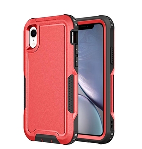 Per <span class=keywords><strong>iPhone</strong></span> <span class=keywords><strong>XR</strong></span> <span class=keywords><strong>Cover</strong></span> per cellulare 3 in1 PC + TPU materiale Anti-goccia custodia protettiva antiscivolo per cellulare - Product Image 1