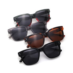 Gafas de sol polarizadas Vintage Unisex 2025 con logotipo personalizado Nuevo diseño de moda con marco cuadrado marrón o gris para mujer - Product Image 4