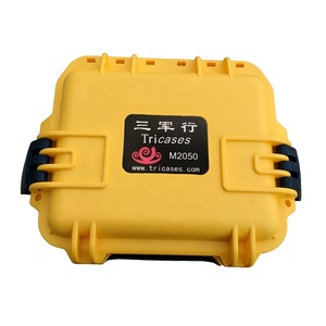 Tricases milita safety protective case IP67 waterproof injection molded PP hard plastic small tool case M2050