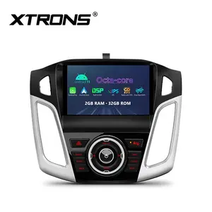 XTRONS 9 inç dokunmatik ekran DSP araç ses Android 11 Ford Focus için koaksiyel ses çıkışı ile