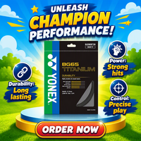 Cordage de badminton en TITANE durable 10M