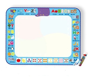 Junmon EVA Magic Water Drawing Mat <b>Coloring</b> Doodle Painting Board Montessori Educational Toys Set with Color Box for Kids T25 - Product Image 3