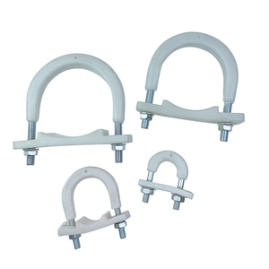 Customizable Size Polyurethane Rubber Clamp Galvanized <strong>Ubolt</strong> for Pipeline Connection Pump Truck Fixed - Product Image 2