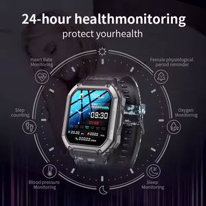 <span class=keywords><strong>Lige</strong></span> BW0417 KR06 Reloj inteligente de seguimiento GPS de moda para hombres Deporte Fitness Llamada inalámbrica <span class=keywords><strong>IP67</strong></span> Reloj inteligente resistente al agua para hombres para IOS Android - Product Image 4