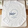 Protège-matelas matelassé en coton respirant et 100 % imperméable toutes tailles, le plus vendu, pour lit Queen Size
