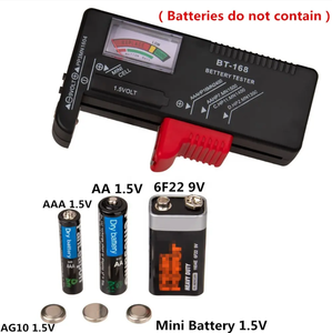 ANENG BT-168 เครื่องทดสอบความจุแบตเตอรี่ลิเธียม จอแสดงผลเครื่องวิเคราะห์กริด เครื่องทดสอบแบตเตอรี่ดิจิตอลแบบดิจิตอลสำหรับแบตเตอรี่ขนาด AAA AA และแบตเตอรี่แบบกระดุม - Product Image 4