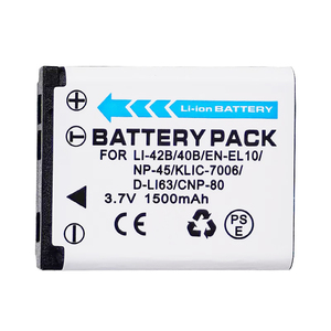 Prix d'usine pour <span class=keywords><strong>Olympus</strong></span> Li-42B et Fuji NP45 appareil photo numérique batterie au Lithium 1500mAh capacité 3.7V tension Stock produit - Product Image 1