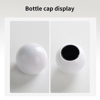 Botella de Perfume de Vidrio Transparente en Forma de Reloj de Arena, Recargable, con Acabado Mate, 80 ml, Bomba Plateada, Envase Cosmético de Lujo