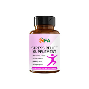 Custom Stress Relief <b>Supplements</b> Sleep Support Capsules Promote Mood Balance and Relaxation Vitamin Biotin Capsules - Product Image 1