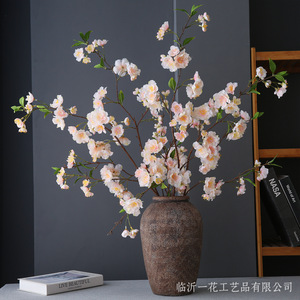 ดอกซากุระประดิษฐ์ ยี่ห้อ Yihua ดอกไม้ผ้าไหมสีขาว สีชมพูแชมเปญ ตกแต่งบ้าน สไตล์โมเดิร์นเรียบง่าย - Product Image 3