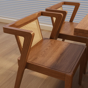 Modern 4 Seater <strong>Dining</strong> <strong>Table</strong> <strong>and</strong> <strong>Chair</strong> Set with Foldable Sintered Stone Tabletop for Home <strong>Dining</strong> Furniture - Product Image 4
