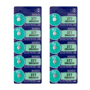 Pile bouton 377 626 Ag4 1,55 V, 0 % Hg, haute performance, remplacement pour montre <span class=keywords><strong>Sony</strong></span> et plus encore - Product Image 5