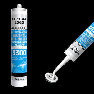 קישוט rtv חינם מדגם מהיר יבש caulking אנטי עובש נייטרלי עמיד למים אריגה סיליקון סיליקון סיליקון דבק