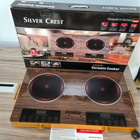 Table de cuisson à induction simple 3500W, contrôle tactile, plaque chauffante électrique à induction avec protection contre la surchauffe pour cuisine domestique