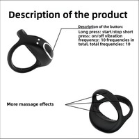 Dispositif de masturbation masculin électrique à verrouillage triangulaire solide, anneau fin, masseur de scrotum vibrant, recharge USB, contrôlé par application