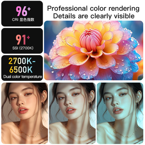 JINBEI JL100BI compatto Bi-colore LED Studio luce portatile illuminazione continua per Video e <span class=keywords><strong>YouTube</strong></span> Live Streaming - Product Image 5