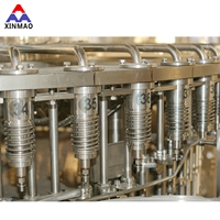 Machine automatique de lavage, remplissage, bouchage, étiquetage et emballage de bouteilles en plastique de jus de 500 ml, 18000 BPH