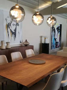 Round Bubble <b>Pendant</b> Lighting Dining Table Creative Glass Ball <b>Pendant</b> <b>Light</b> for Living Room - Product Image 5