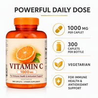 Capsules de Vitamine C Très Demandées Avec Biotine pour Peau, Cheveux et Ongles - Complément Alimentaire