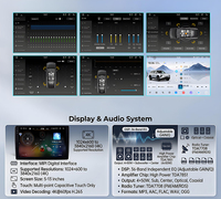 UIS7870 Radio Multimedia Android para Auto, Pantalla de 10 Pulgadas, Control de un Solo Botón, Android 13, Refrigeración por Ventilador, 8 Núcleos