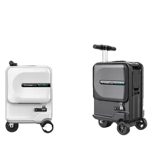 エアホイールSE3MINITスクータースマートラゲッジバッグは、スクーター付きスーツケースを20インチで持ち運びできます。