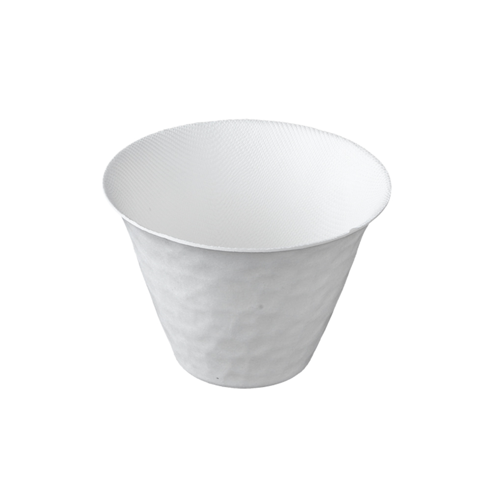 Paper Ice Cream Dessert Cup Style Compostable Bagasse Disposable Food Grade Packaging BPA Free Eco-Friendly Biodegradable Party