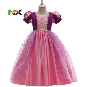 <span class=keywords><strong>Disfraz</strong></span> de Princesa Rapunzel para Niñas, Vestido de Cosplay de Sofía, Vestidos de Fiesta de Navidad para Niñas - Product Image 4