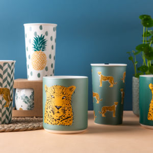 2025 superventas lindo guepardo Graffiti Taza <span class=keywords><strong>de</strong></span> cerámica botella <span class=keywords><strong>de</strong></span> agua creativa y tazas - Product Image 6