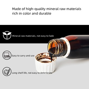 24K sáng chất lỏng vàng sơn màu 5% 6% 7% 8% 9% 10% 11% 12% cho gốm men sơn 10gram - Product Image 5