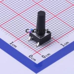 TS-1002S-BR12516 Tactile Switch SMD-4P,6x6mm Switch Single Pole Single Throw Round Button 1.6N Vertical Mount - Product Image 1