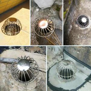 96mm giù tubo grondaia palloncino filtri filtro Anti-blocco accessorio per attrezzi da giardino - Product Image 5