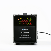 Régulateur de tension numérique automatique 5000VA pour usage domestique, stabilisateur de tension haute puissance pour climatiseur et réfrigérateur