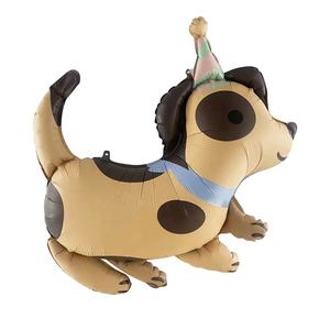 סיטונאי מוצרים כלב חדש, כלב עם כובע יום הולדת עיצוב נייר כסף יום הולדת לקישוטים - Product Image 4